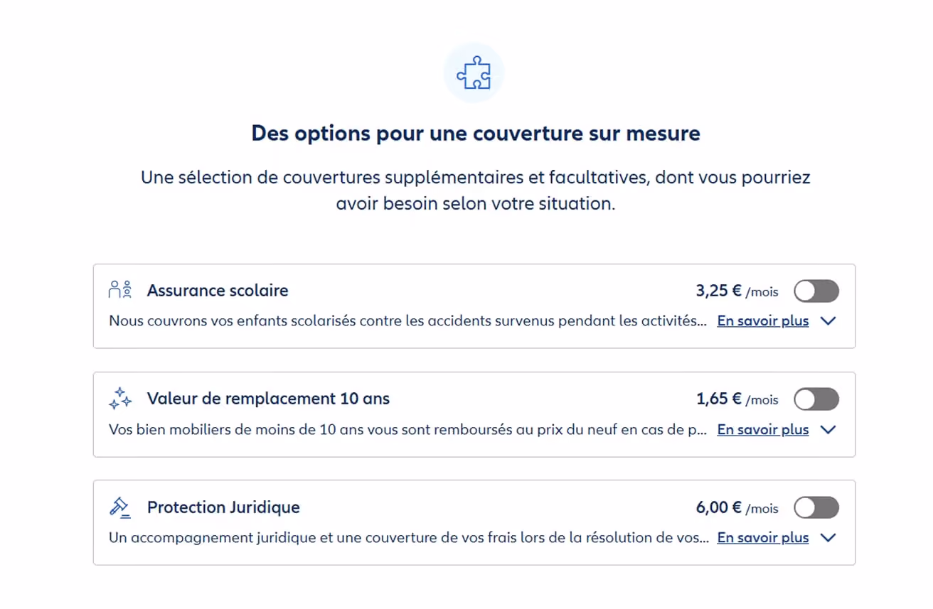 Aide modifier contrat