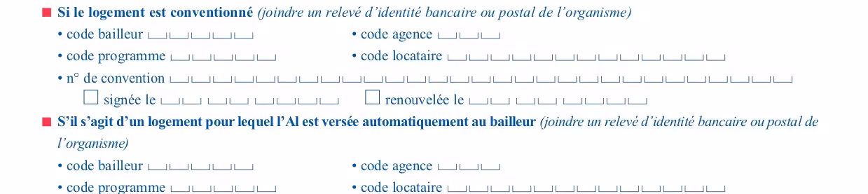 CAF conventionnement logement