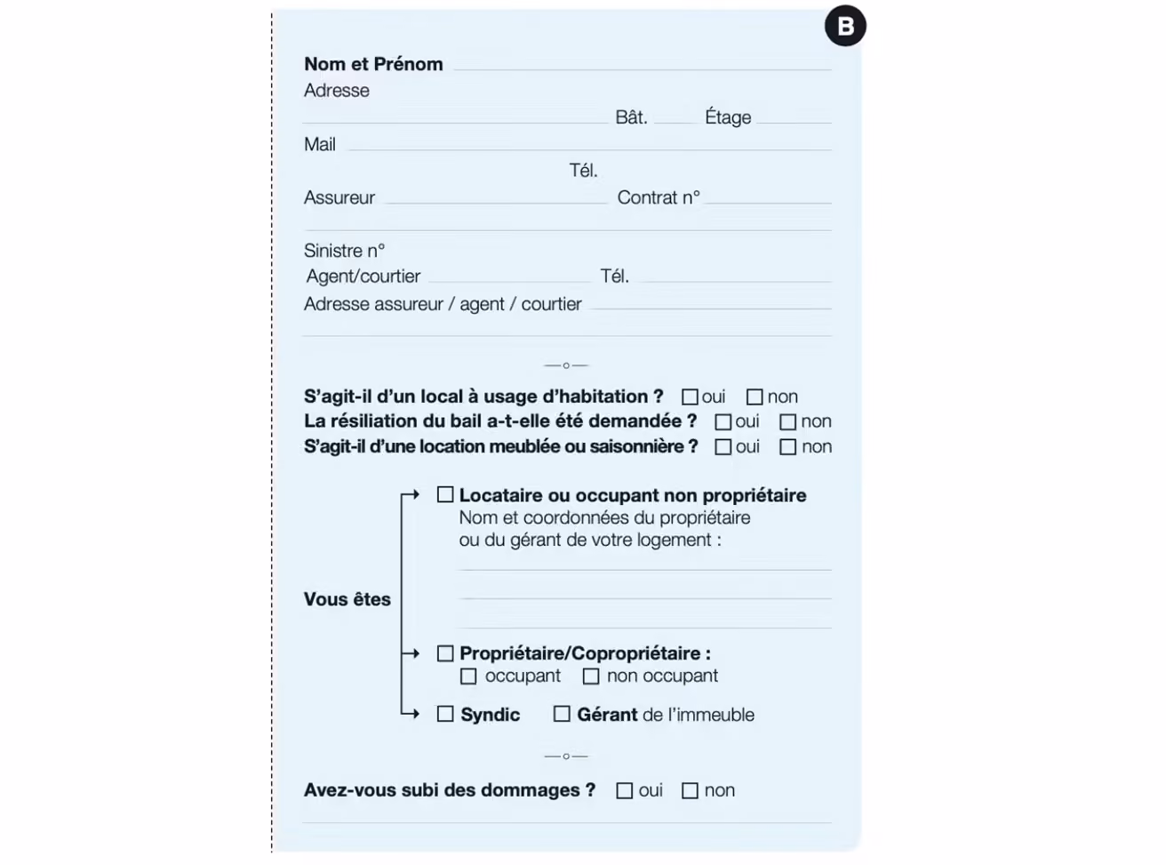 Constat amiable dégât des eaux zoom 3